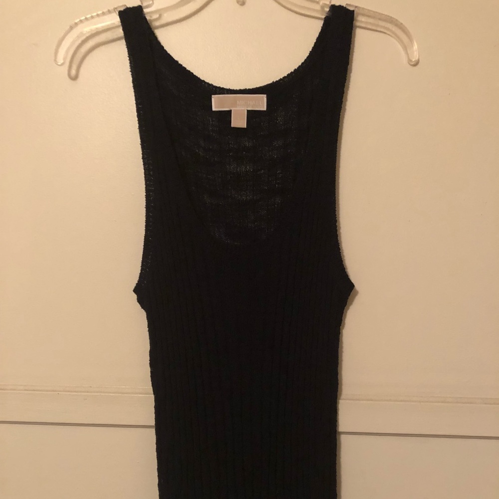 Michael Kors sleeveless blouse navy blue